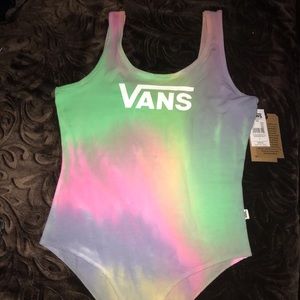 Vans tie dye bodysuit
